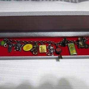 Disney Rare  Magic Kingdom Charm Bracelet